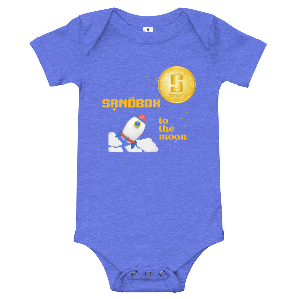 The Sandbox Cryptocurrency Goes To The Moon | Baby short sleeve one piece