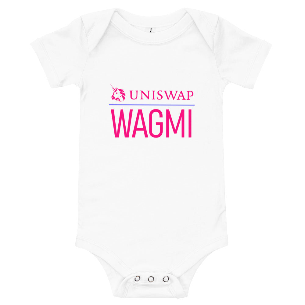Uniswap WAGMI | Baby short sleeve one piece