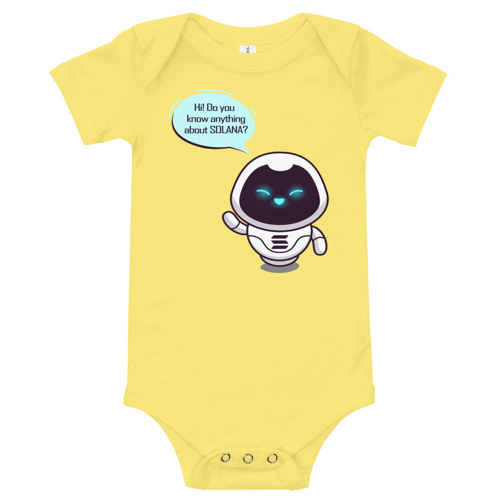 Solana Bot | Baby short sleeve one piece