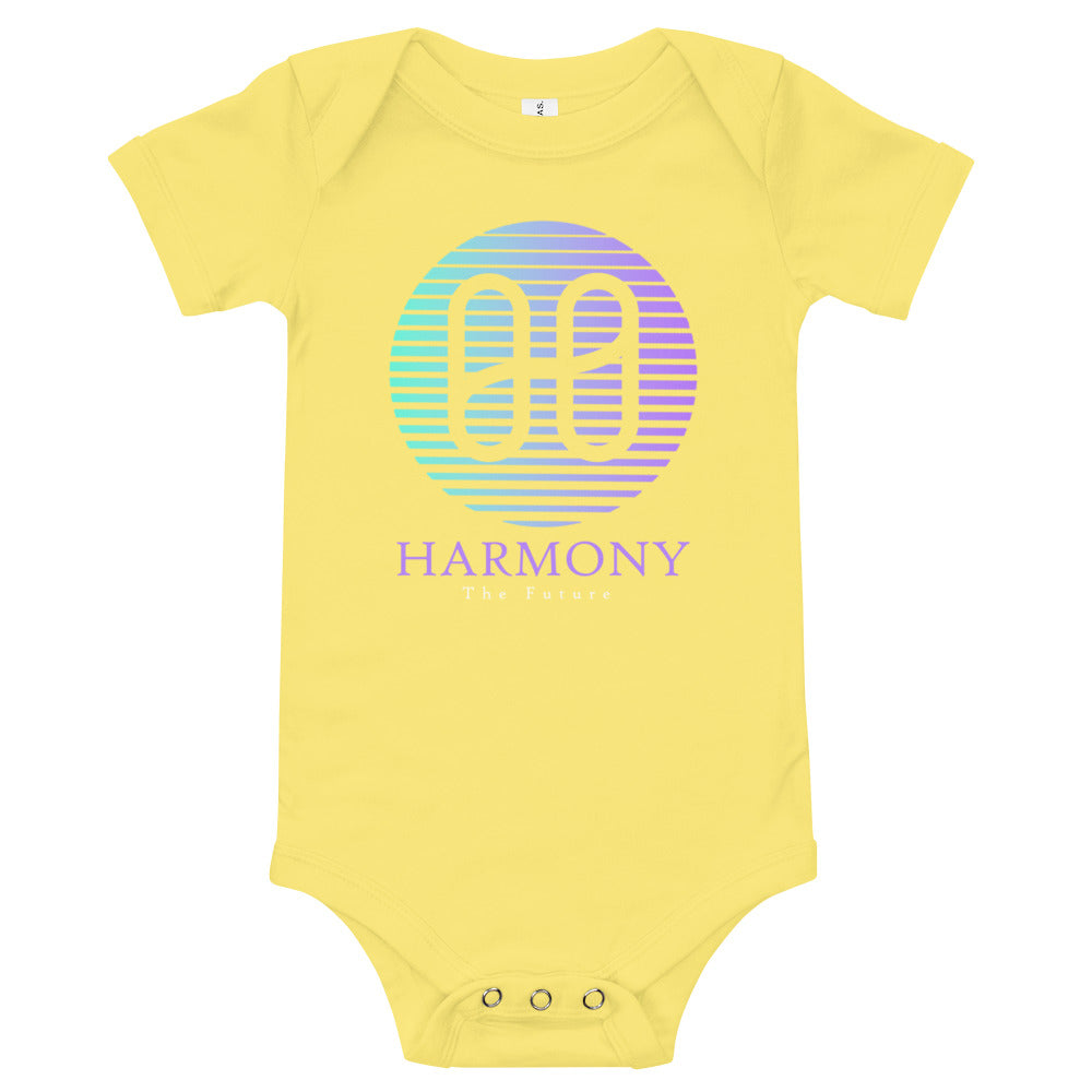 The Future is Harmony | Baby short sleeve one piece