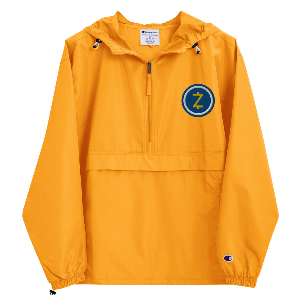 Zcash Cryptocurrency | Embroidered Champion Packable Jacket
