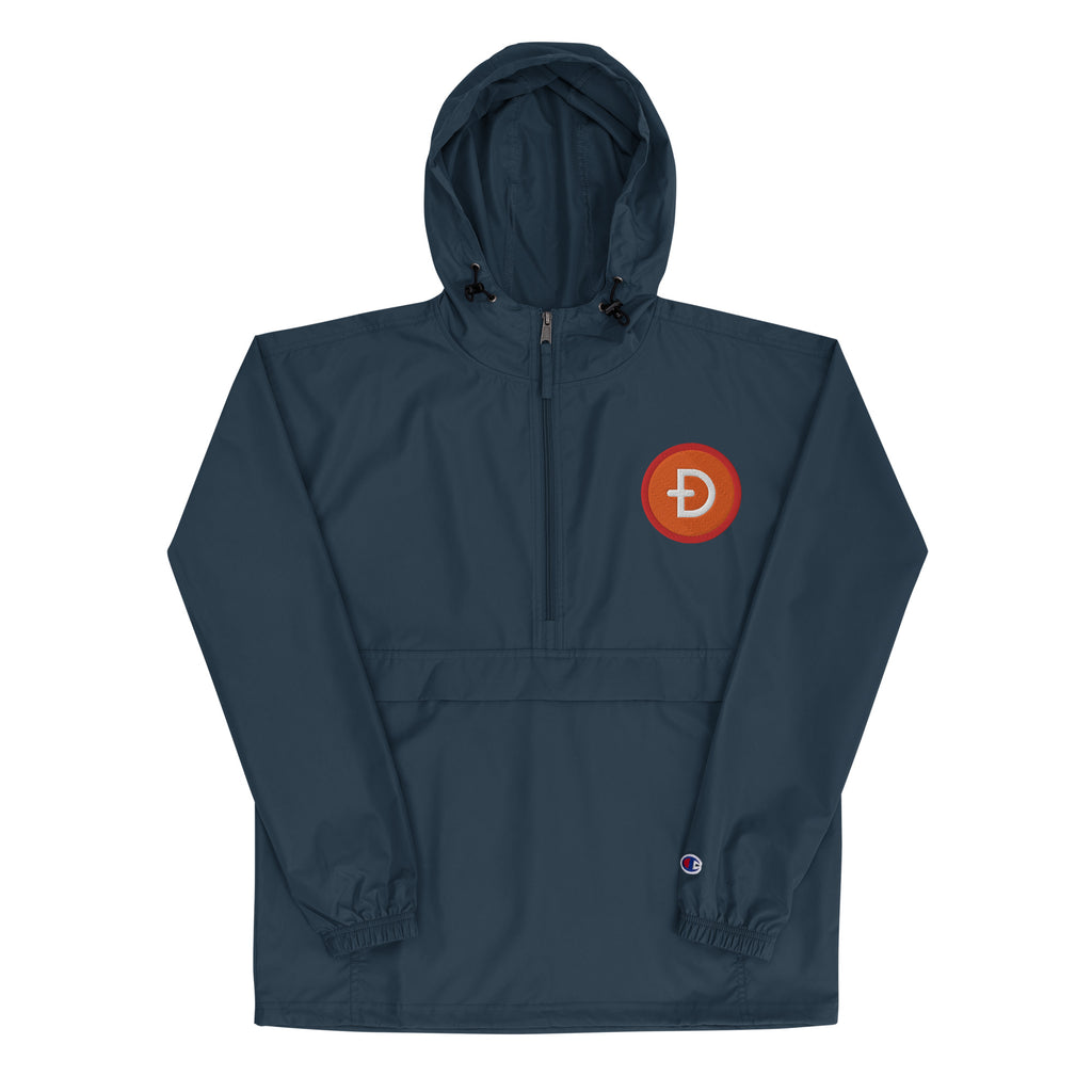 Dogecoin | Embroidered Champion Packable Jacket