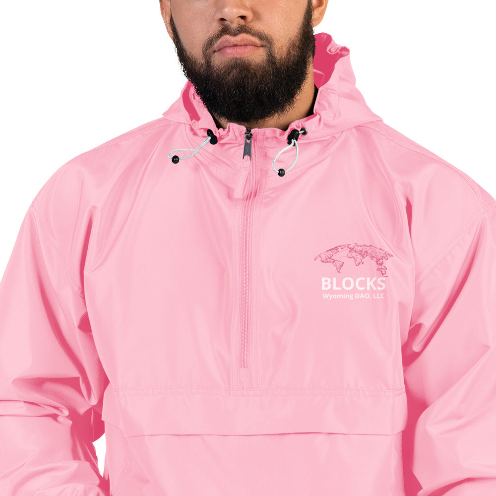 BLOCKS DAO, LLC - Embroidered Champion Packable Jacket