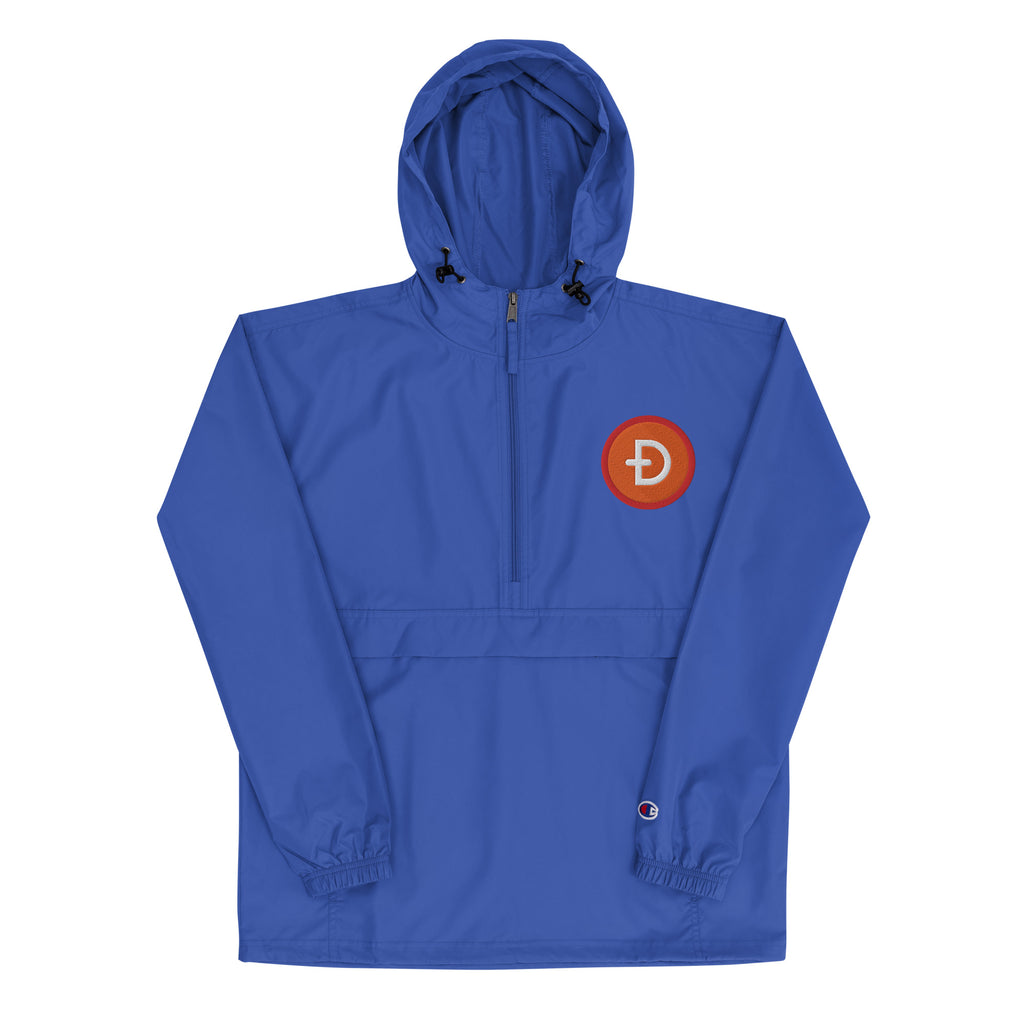 Dogecoin | Embroidered Champion Packable Jacket