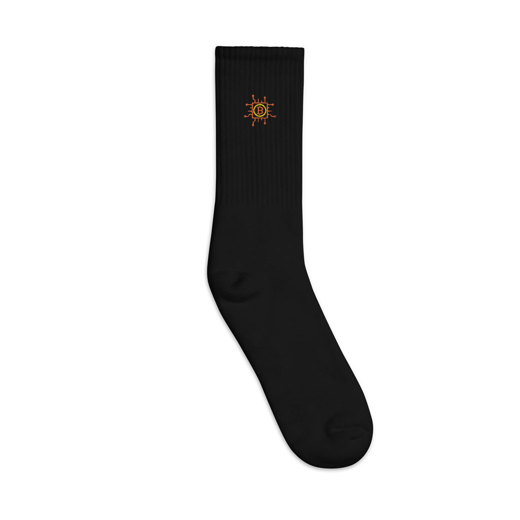 Bitcoin Technology | Embroidered socks