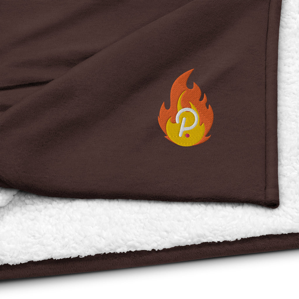 Polkadot is on Fire | Premium sherpa blanket