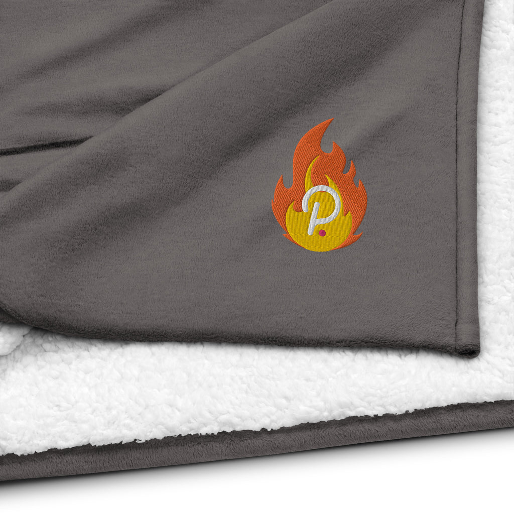 Polkadot is on Fire | Premium sherpa blanket