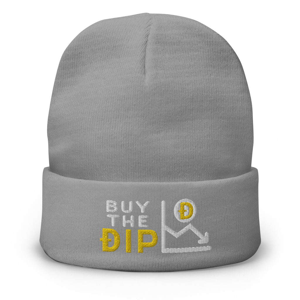 Dogecoin Buy The Dip | Embroidered Beanie