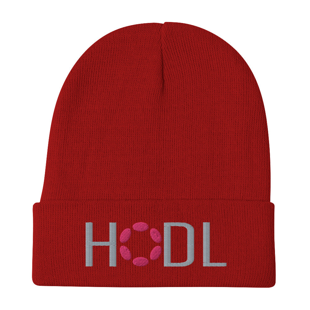 Polkadot HODL | Embroidered Beanie