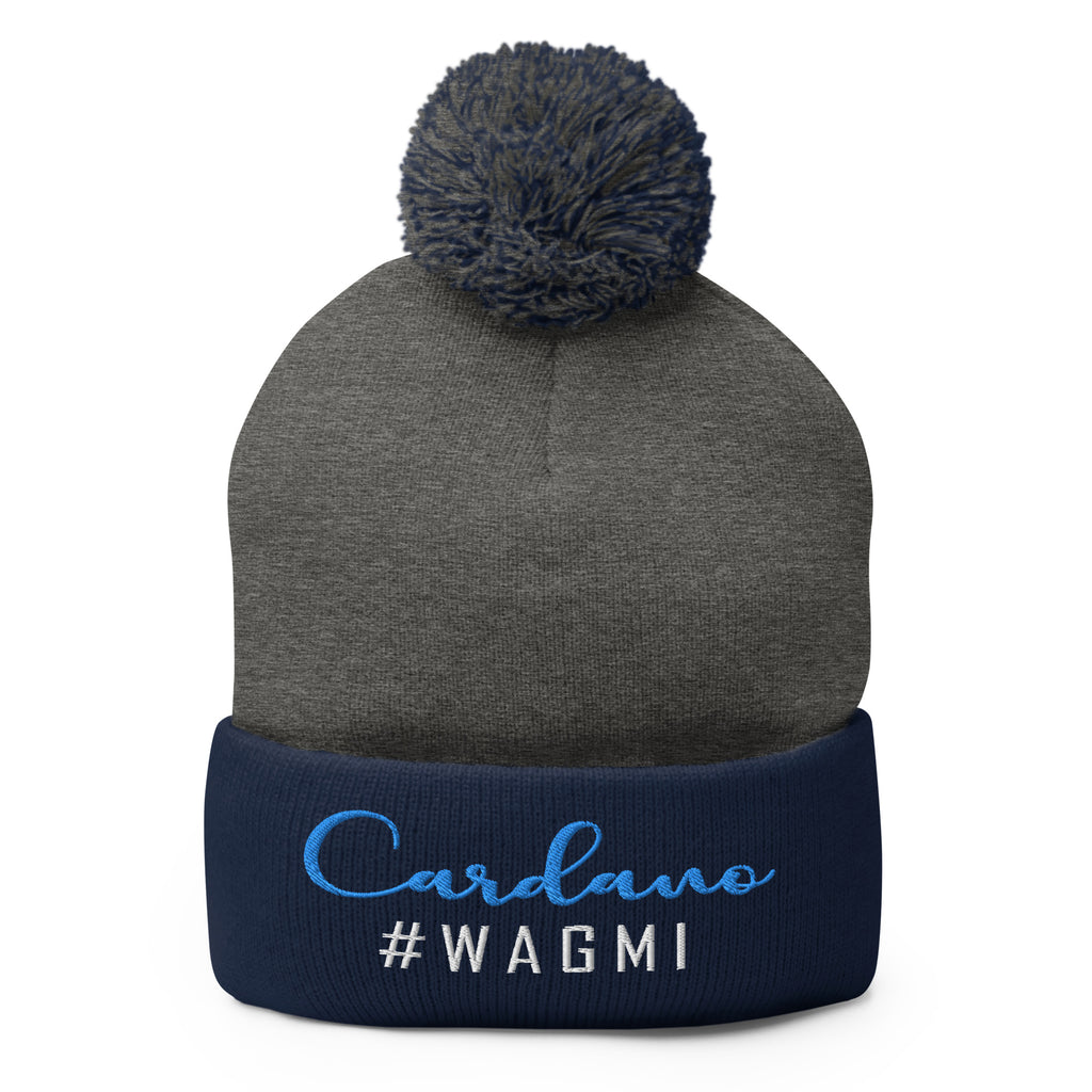 Cardano #WAGMI | Pom-Pom Beanie