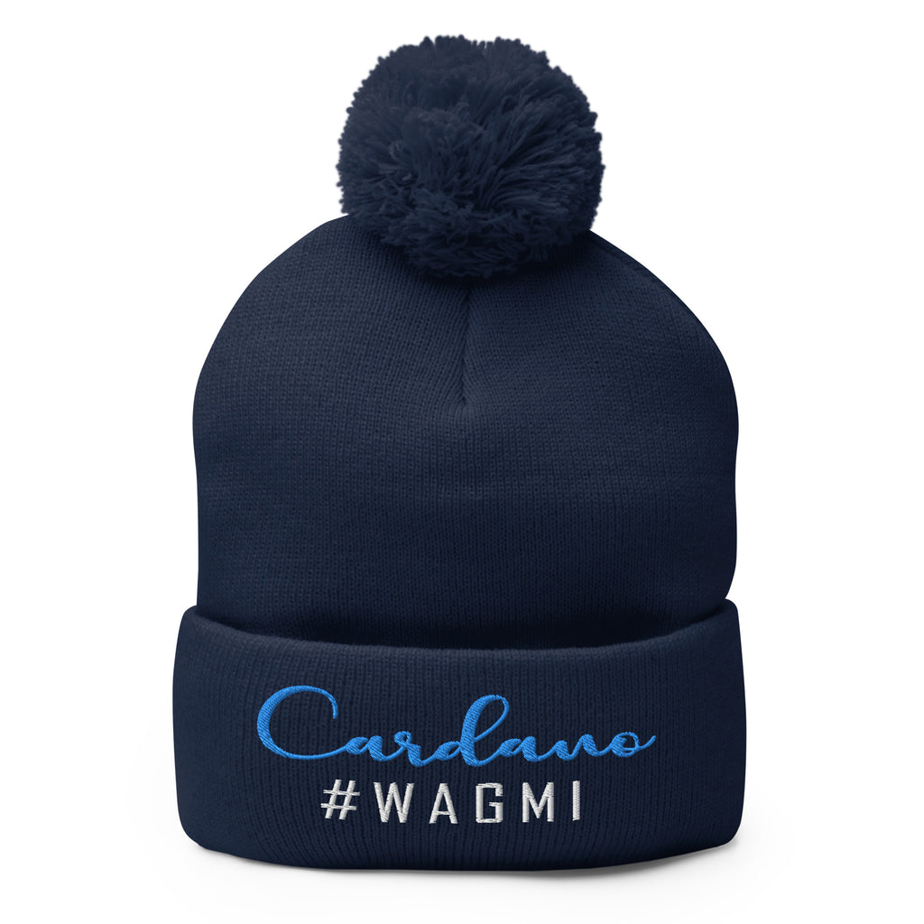 Cardano #WAGMI | Pom-Pom Beanie