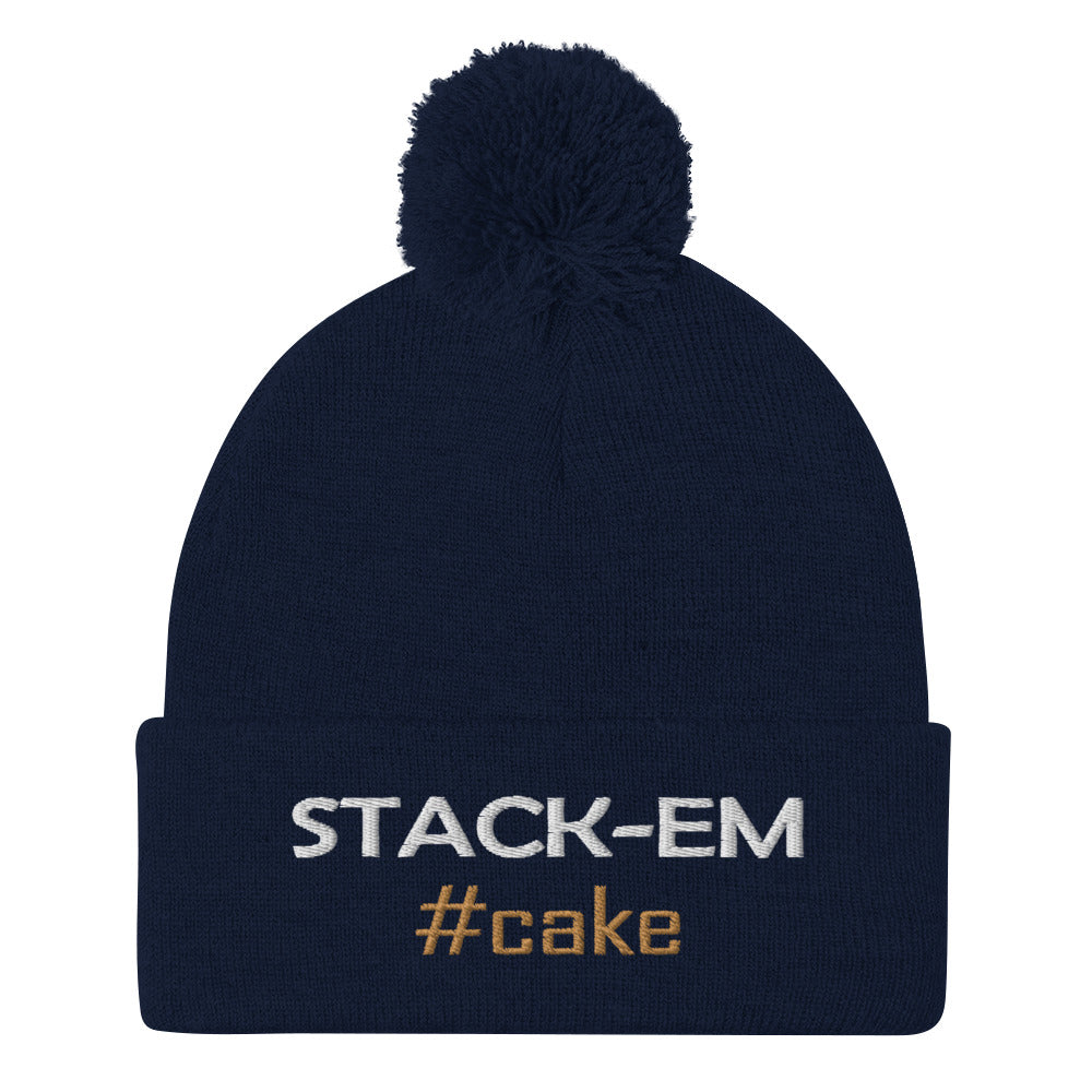 Stack-Em PancakeSwap | Pom-Pom Beanie