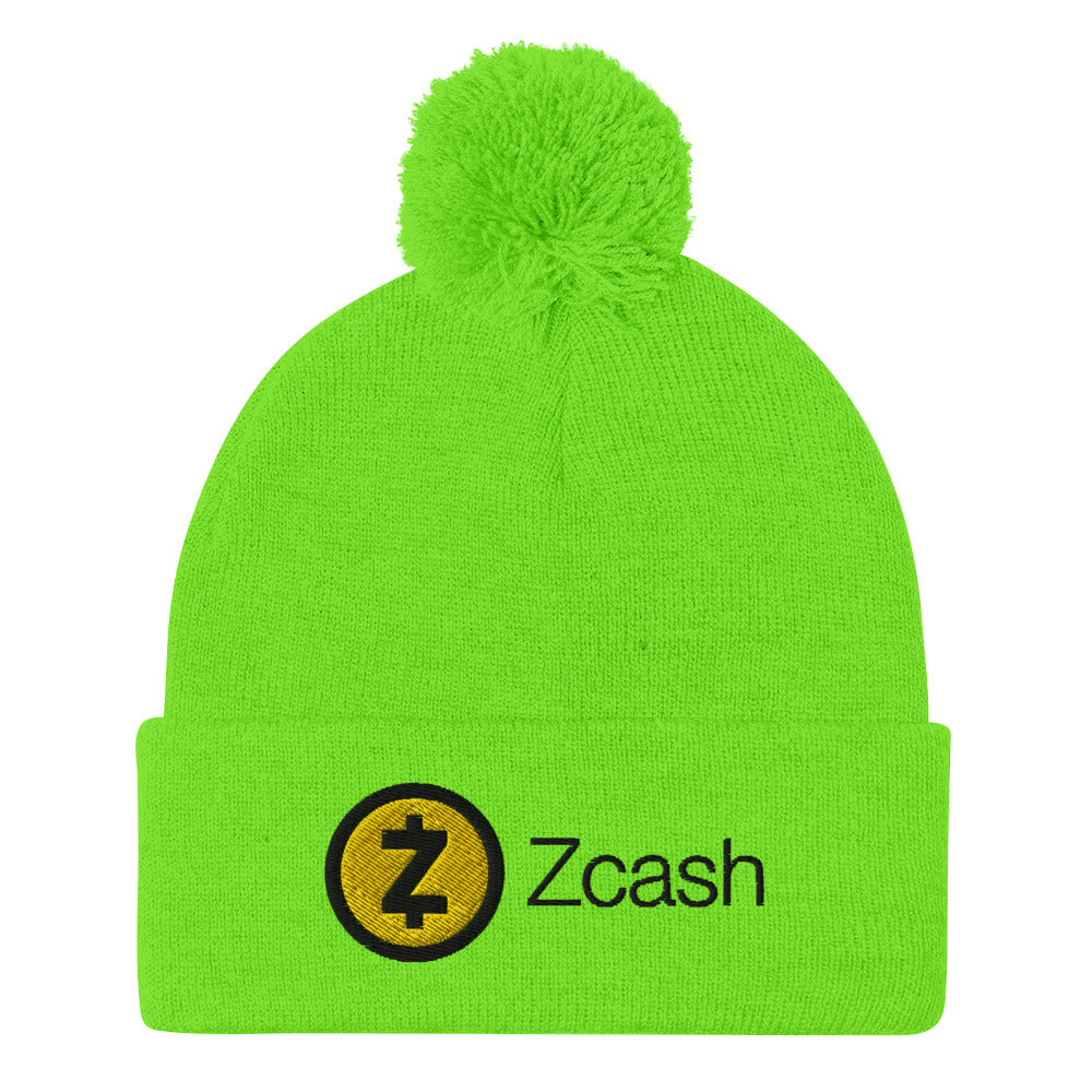 Zcash Cryptocurrency | Pom-Pom Beanie