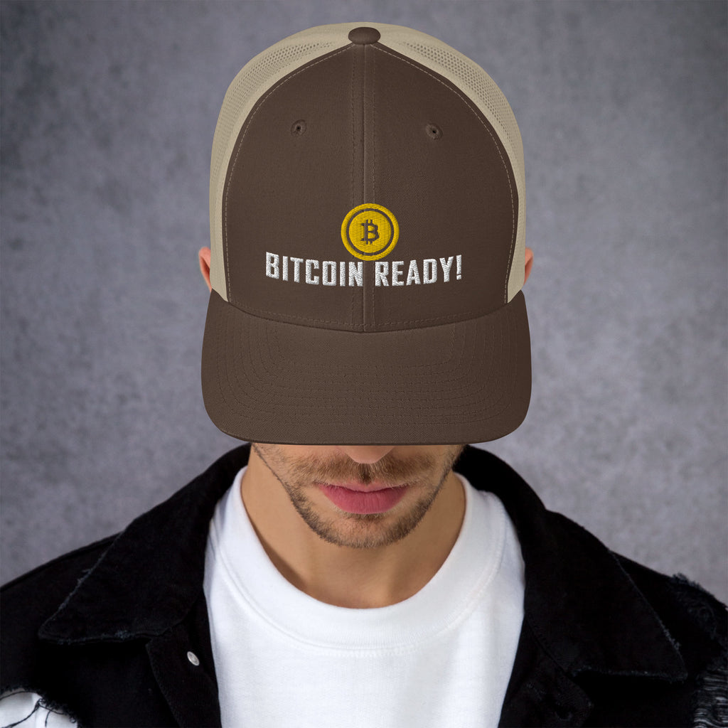 Bitcoin Ready | Embroidered Trucker Cap