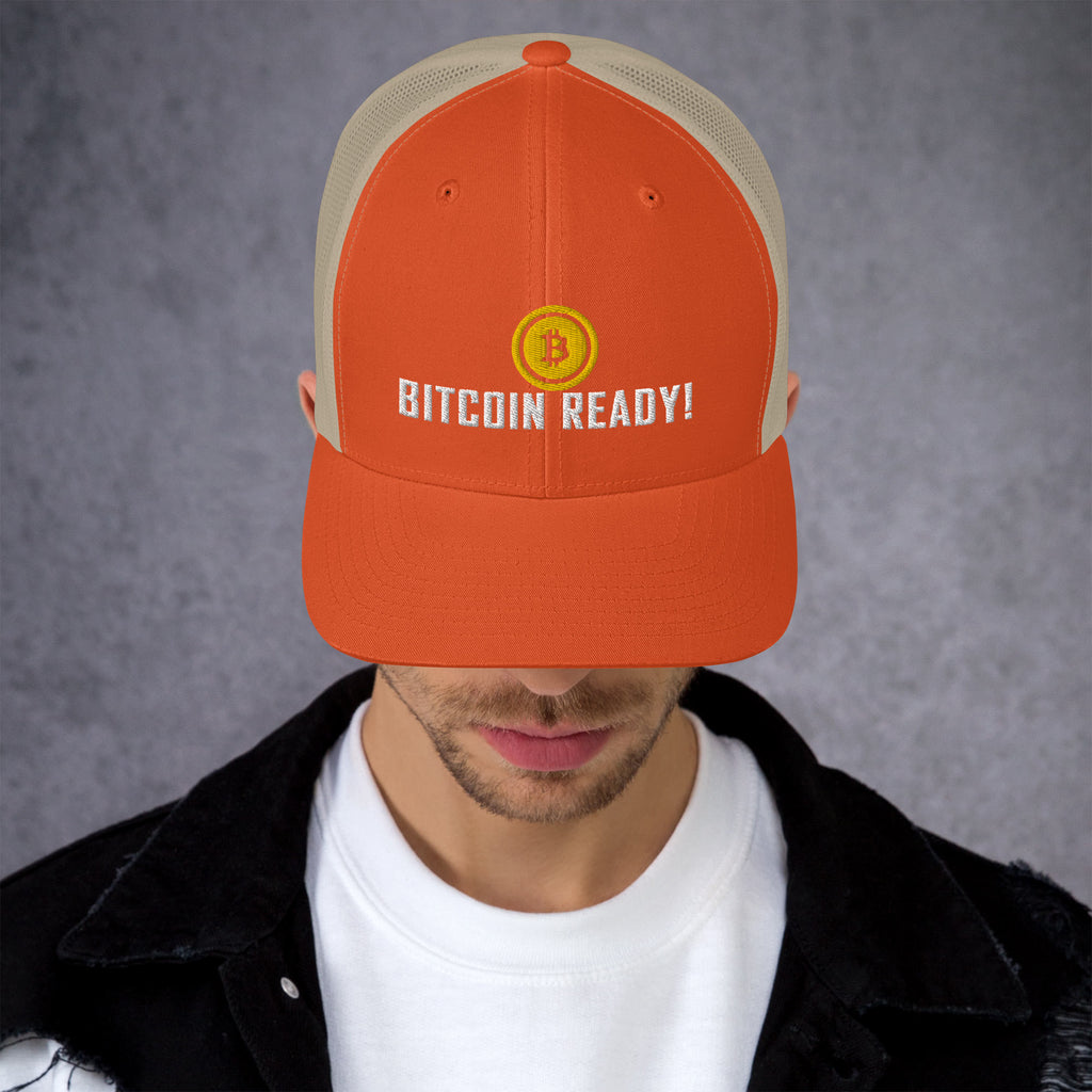 Bitcoin Ready | Embroidered Trucker Cap