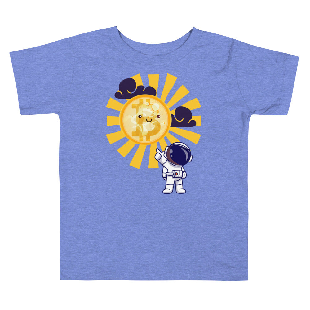 Mr. Astro And The Bitcoin Sun | Toddler Short Sleeve Tee