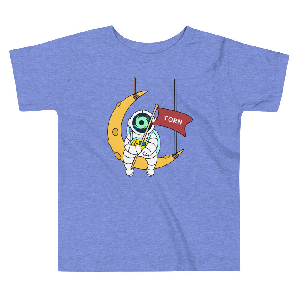 Tornado Cash Astronaut Sitting On The Moon | Toddler Short Sleeve Tee