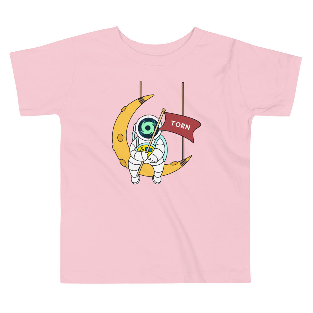 Tornado Cash Astronaut Sitting On The Moon | Toddler Short Sleeve Tee