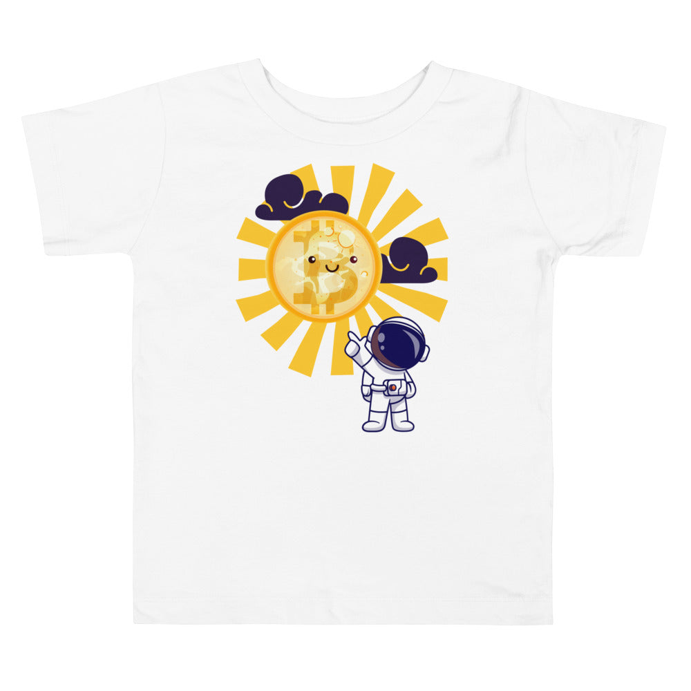 Mr. Astro And The Bitcoin Sun | Toddler Short Sleeve Tee