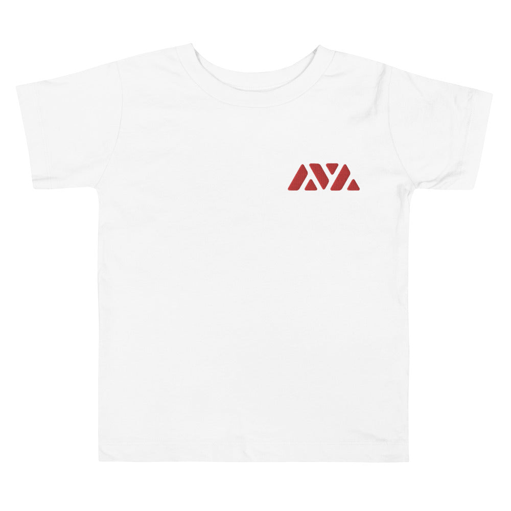 AVAX Avalanche | Embroidered Toddler Short Sleeve Tee