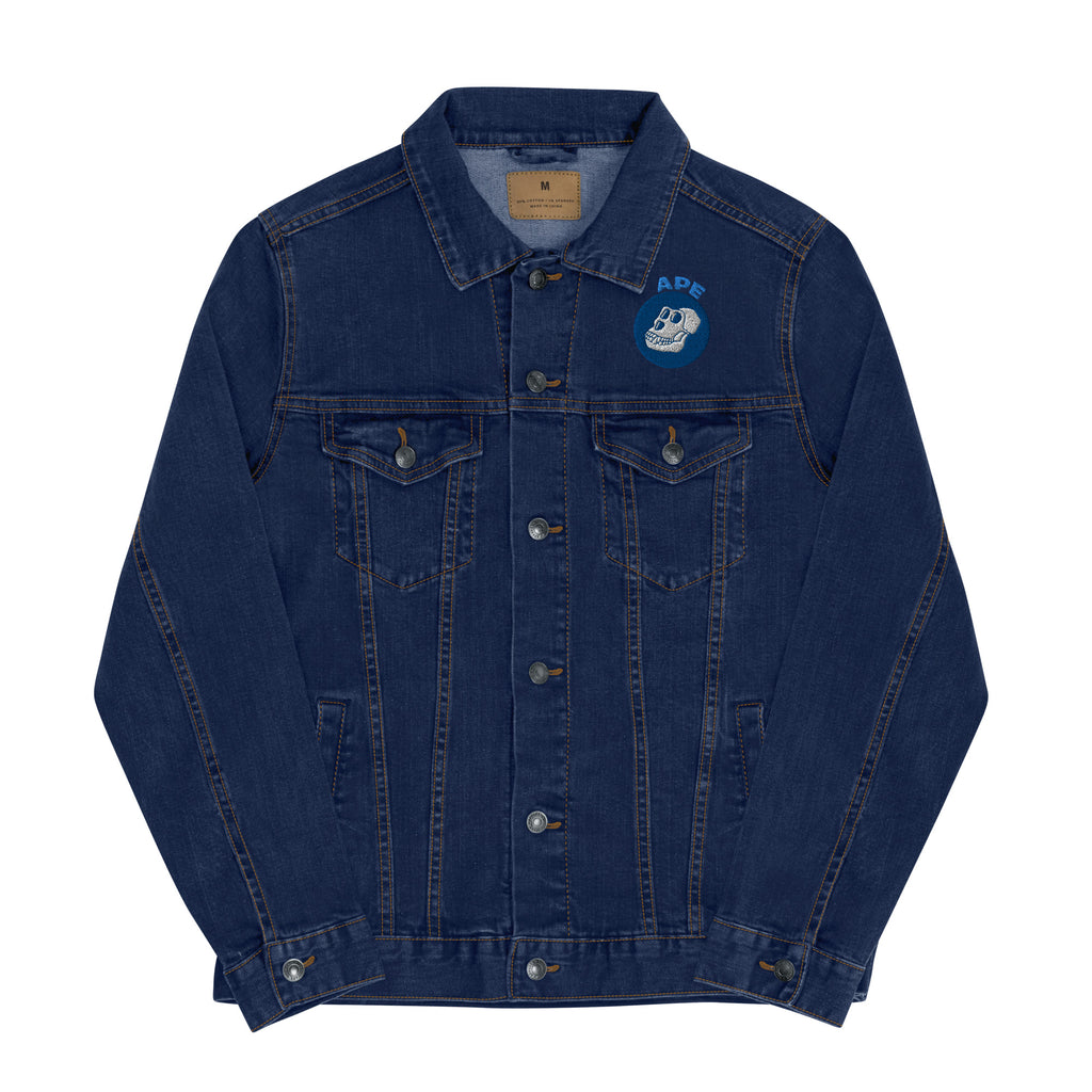 APE | Embroidered Unisex denim jacket
