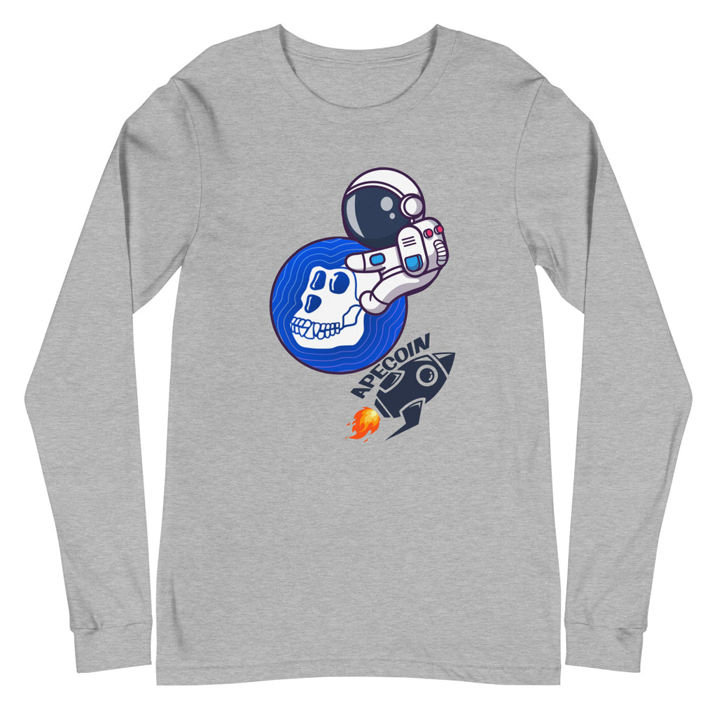 My APECoin is Going To The Moon | Unisex Long Sleeve Tee