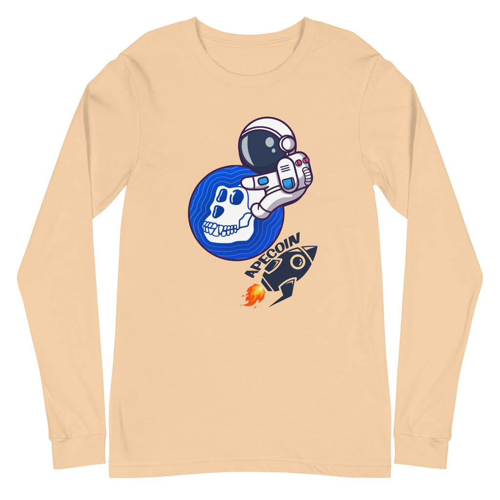 My APECoin is Going To The Moon | Unisex Long Sleeve Tee