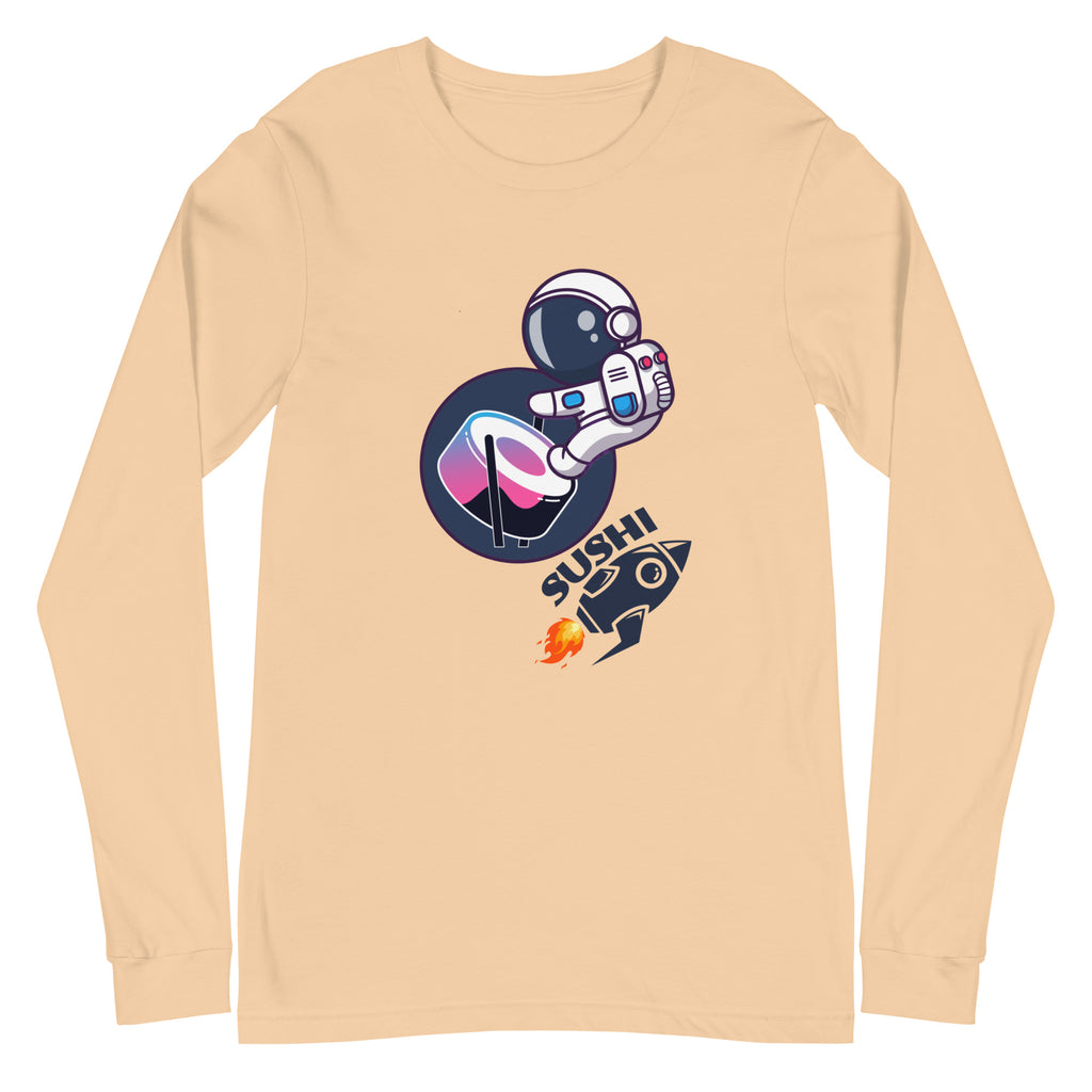 My SUSHI Coin is Going To The Moon | Unisex Long Sleeve Tee