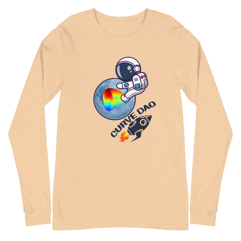My DAO CRV Coin is Going To The Moon | Unisex Long Sleeve Tee