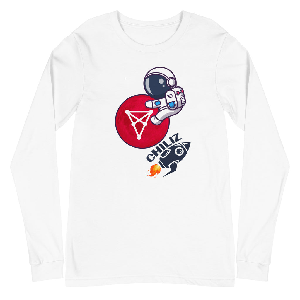 My Chiliz CHZ Coin is Going To The Moon | Unisex Long Sleeve Tee