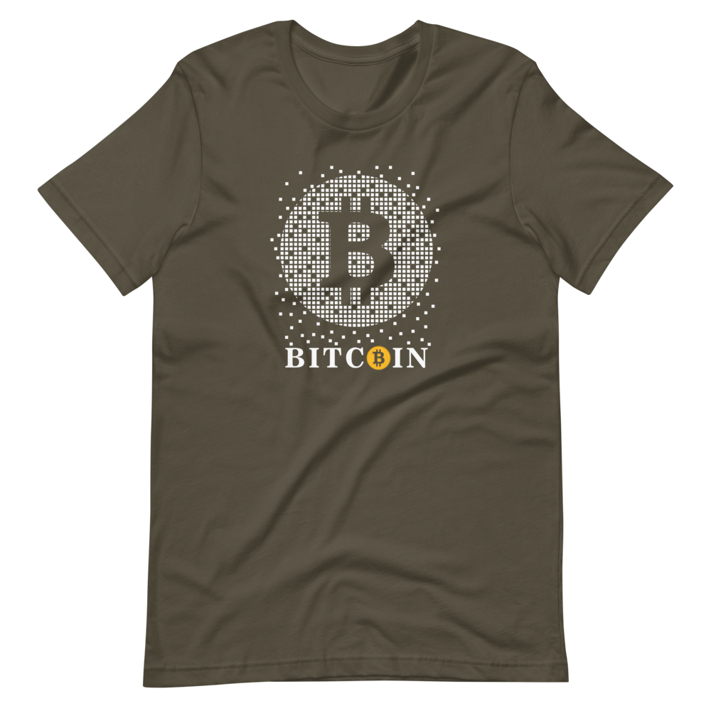 Bitcoin White Logo Unisex T-Shirt