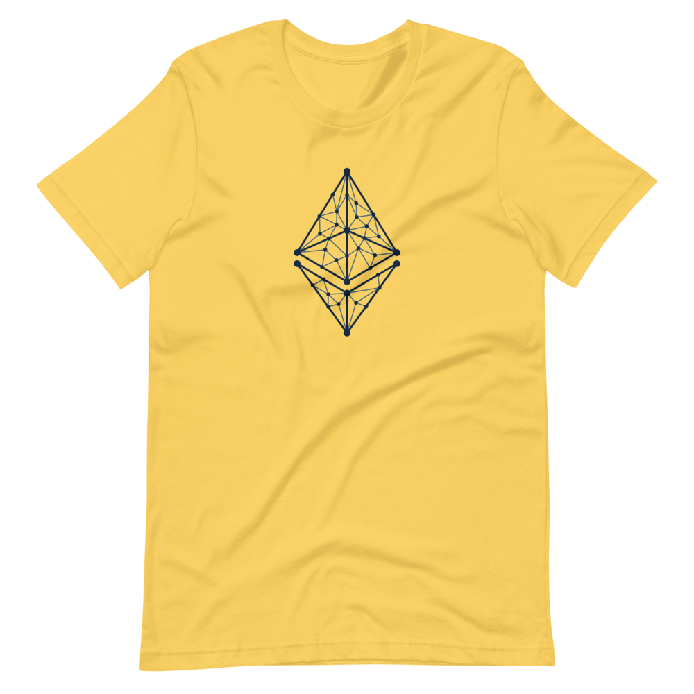 Ethereum Logo Geometric Lines  Unisex T-Shirt