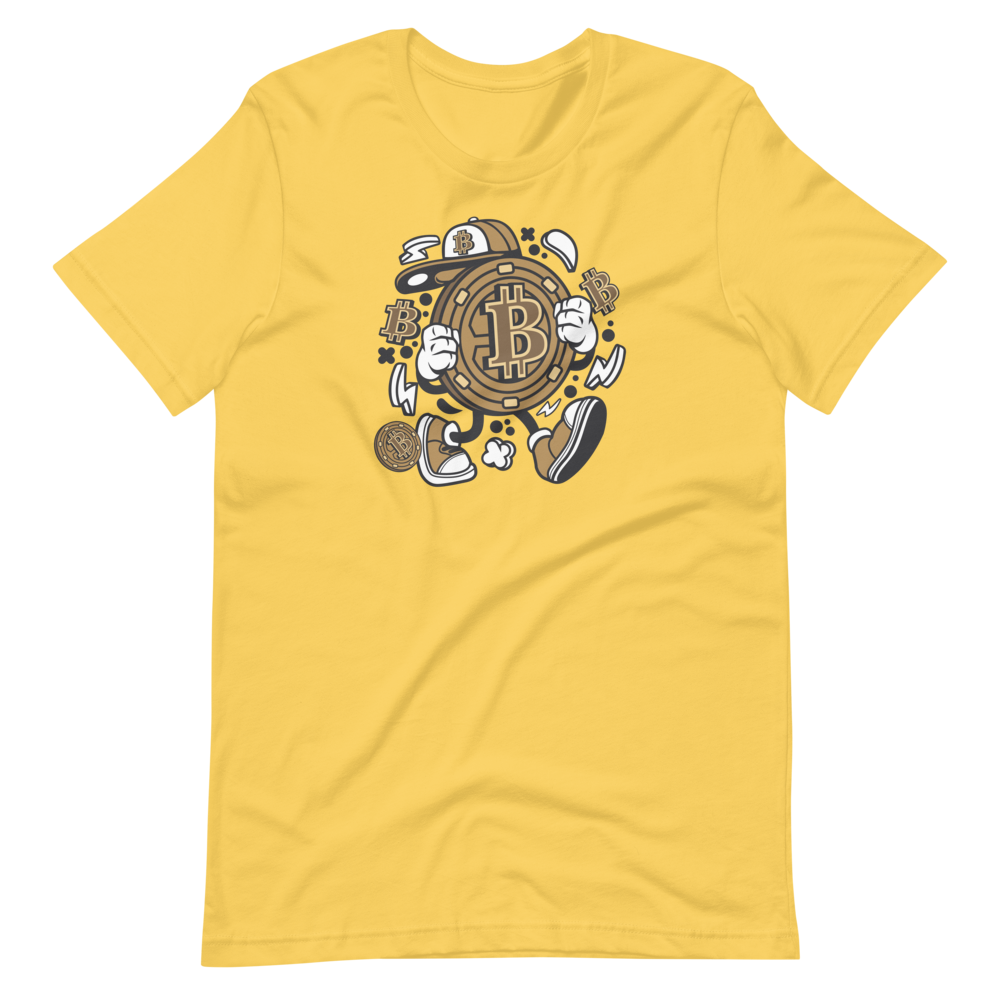 Running Bitcoin Logo Unisex T-Shirt