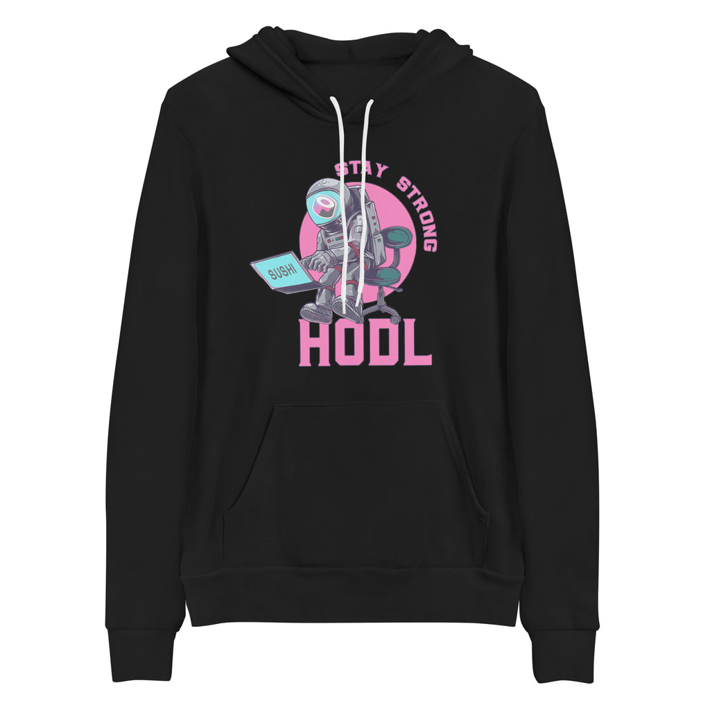 Stay Strong HODL Sushi Swap Coin | Unisex hoodie