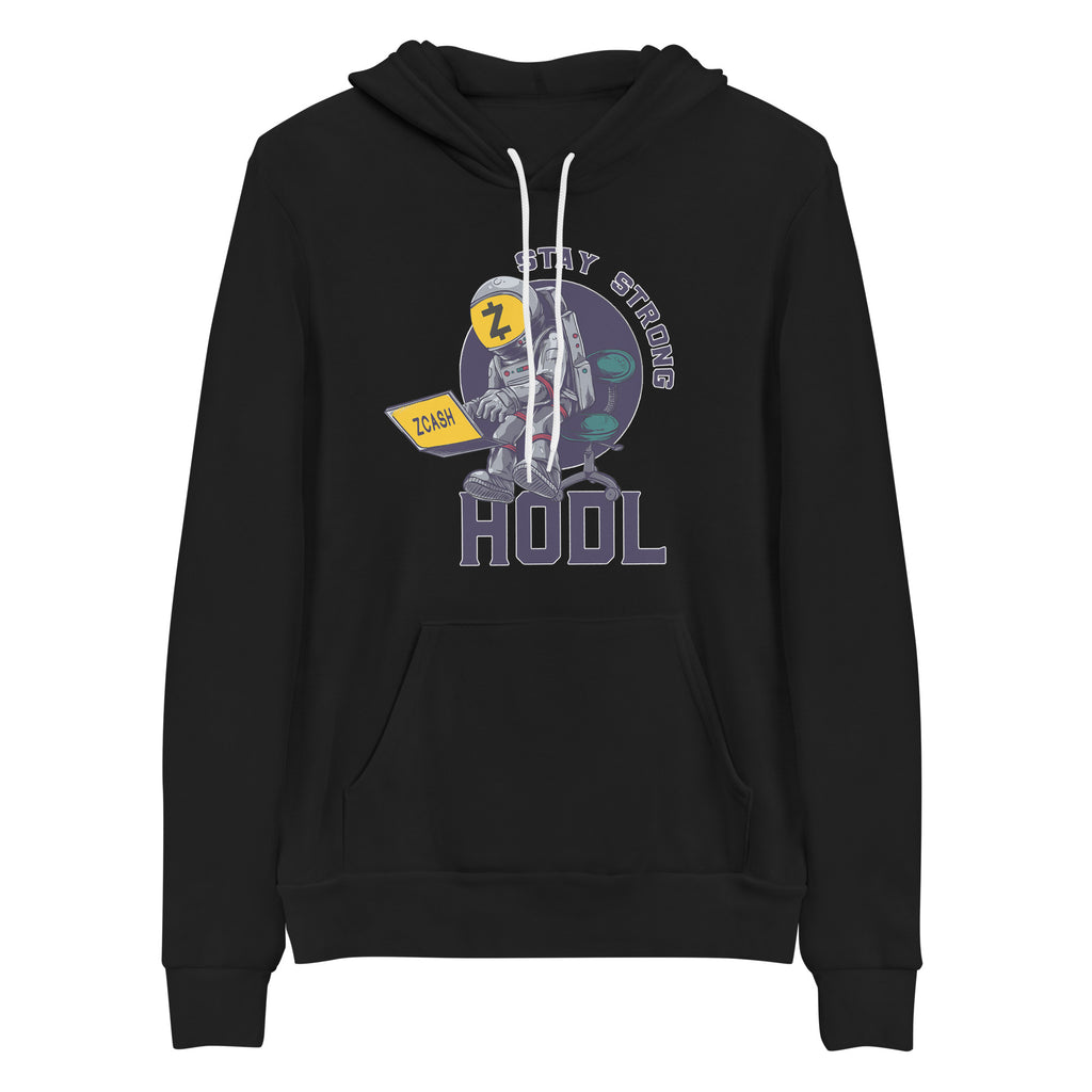 Stay Strong HODL Zcash ZEC Coin | Unisex hoodie