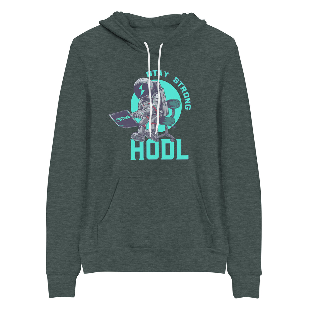 Stay Strong HODL Thorchain RUNE Coin | Unisex hoodie