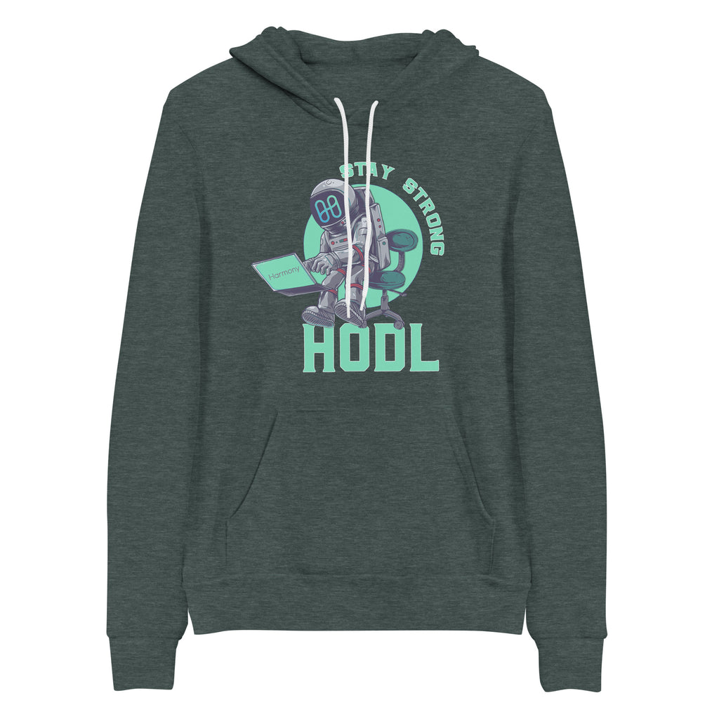 Stay Strong HODL  Harmony ONE Coin | Unisex hoodie