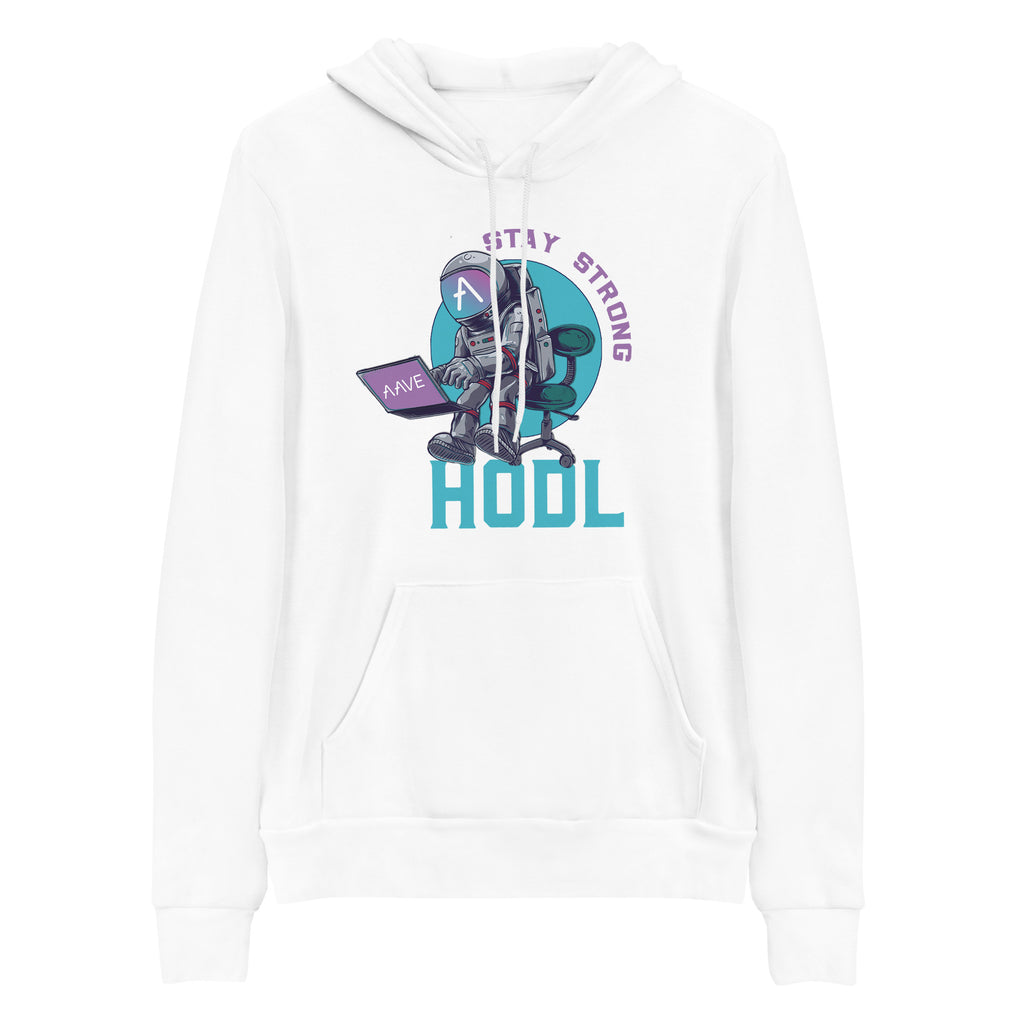 Stay Strong HODL AAVE Coin | Unisex hoodie