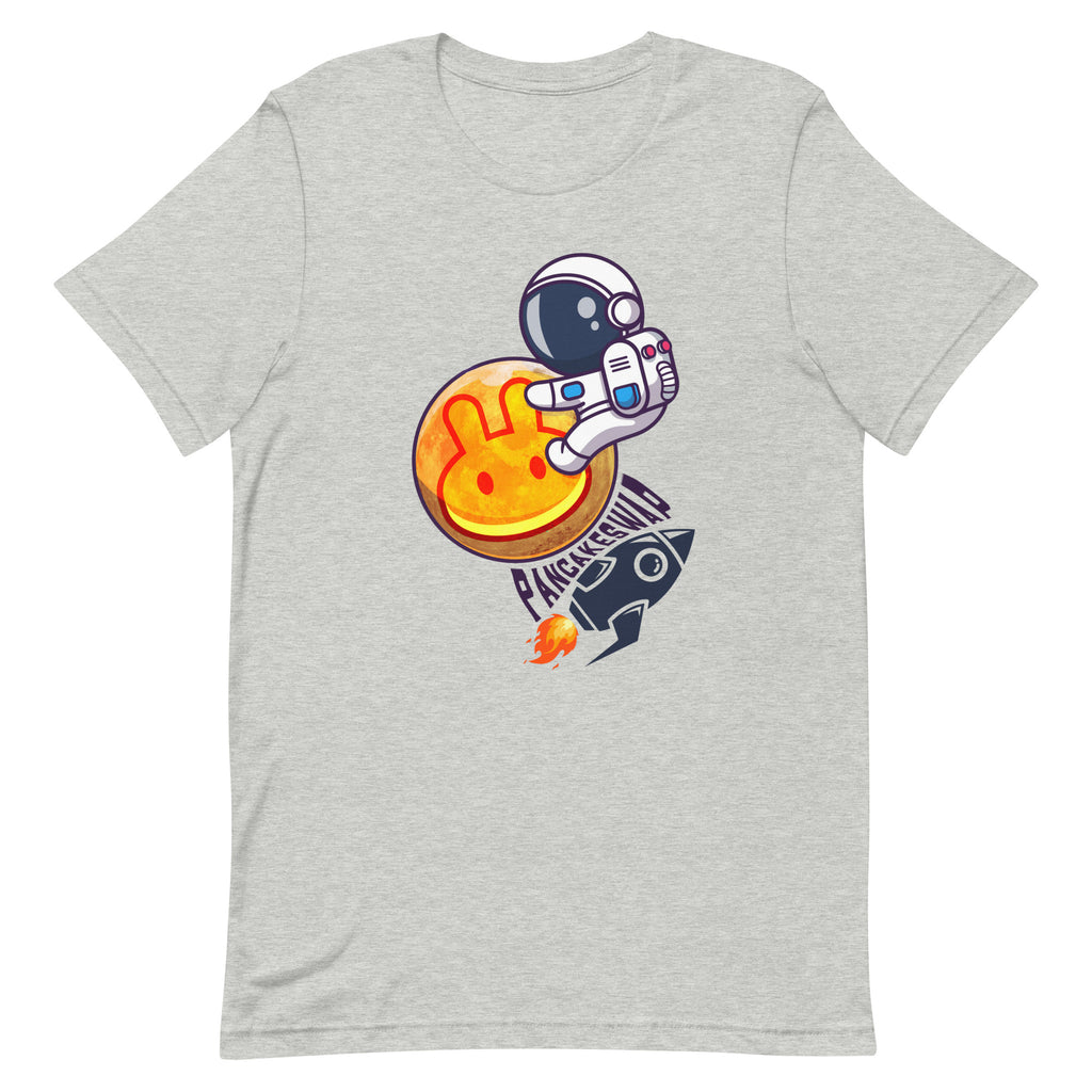 PancakeSwap Moon and Rocketship | Unisex T-Shirt