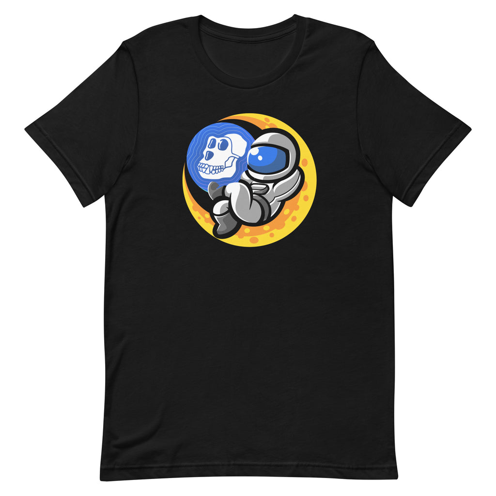 Astronaut Relaxing with APE Crypto | Unisex t-shirt