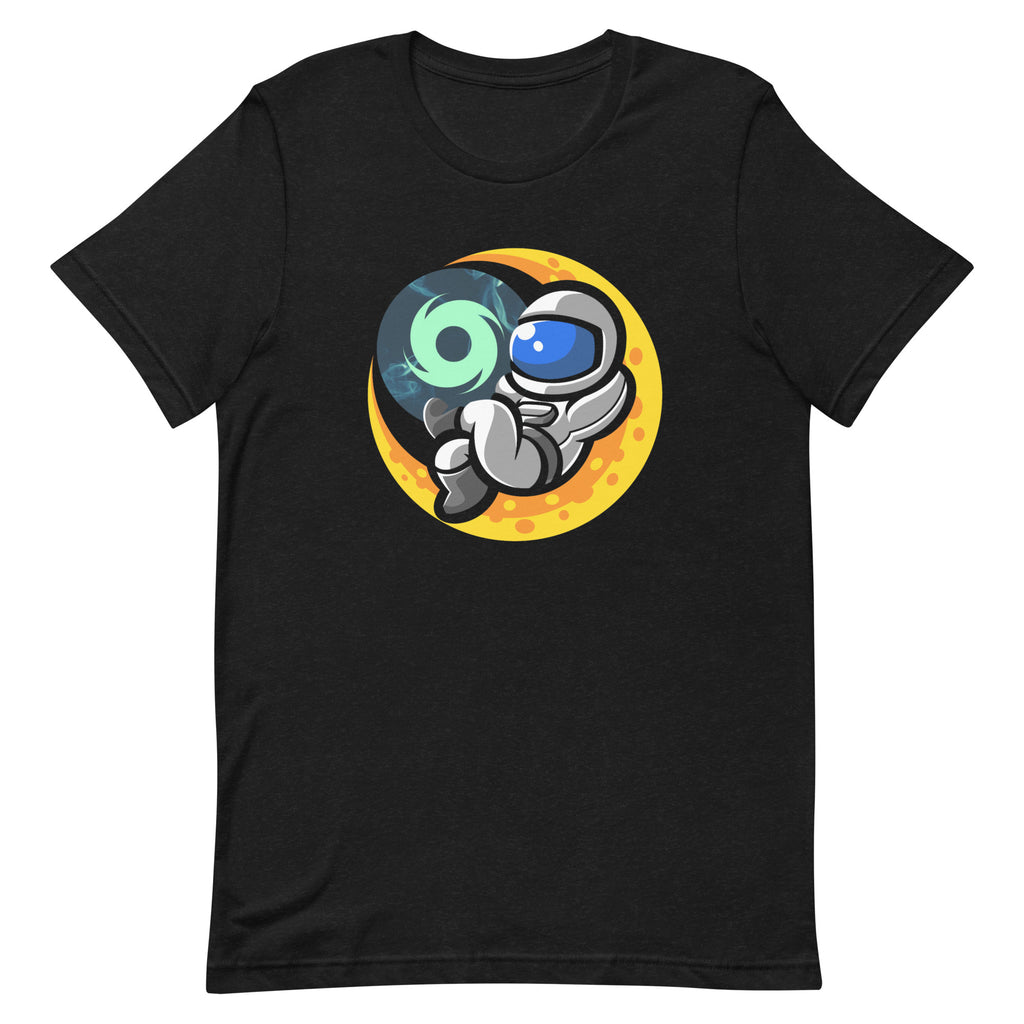 Astronaut Relaxing with Tornado Cash Crypto | Unisex t-shirt