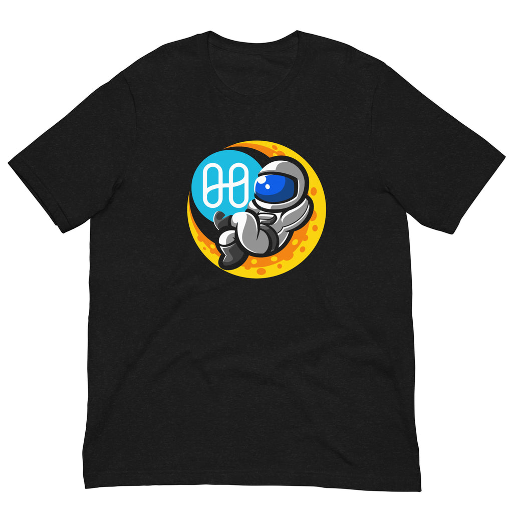 Astronaut Relaxing with Harmony Crypto | Unisex t-shirt