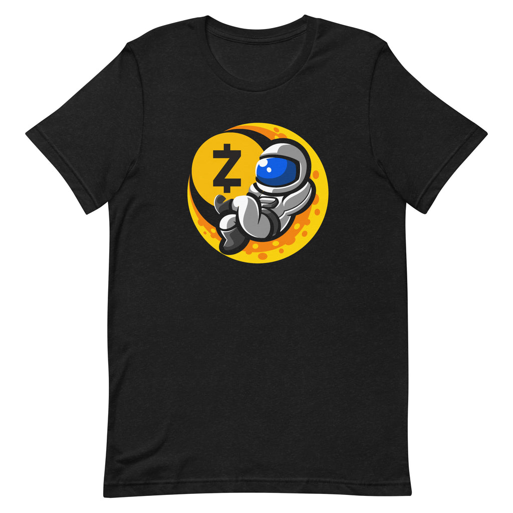 Astronaut Relaxing with Zcash Crypto | Unisex t-shirt