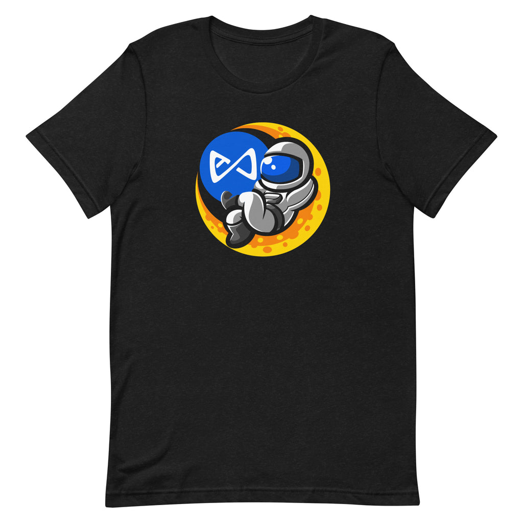 Astronaut Relaxing with Axie Infinity AXS Crypto | Unisex t-shirt