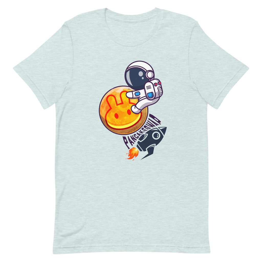 PancakeSwap Moon and Rocketship | Unisex T-Shirt