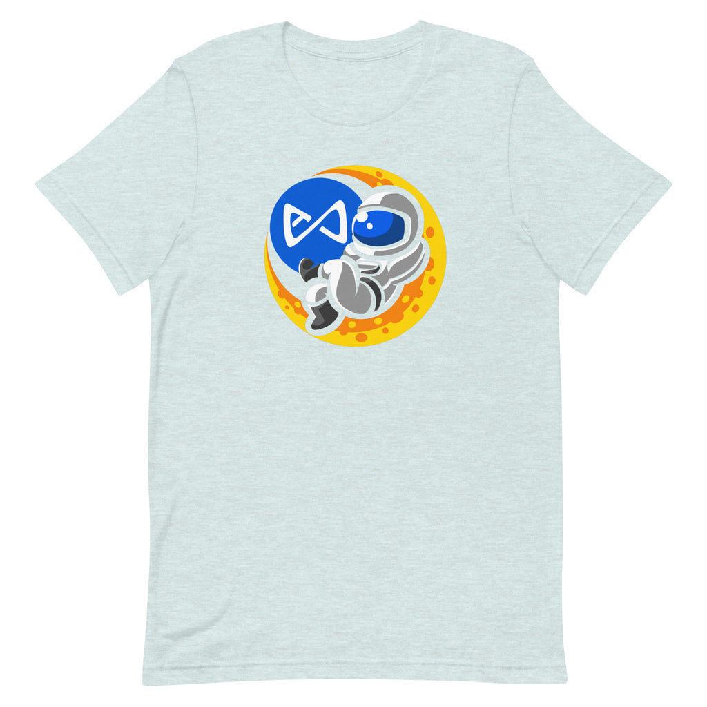 Astronaut Relaxing with Axie Infinity AXS Crypto | Unisex t-shirt