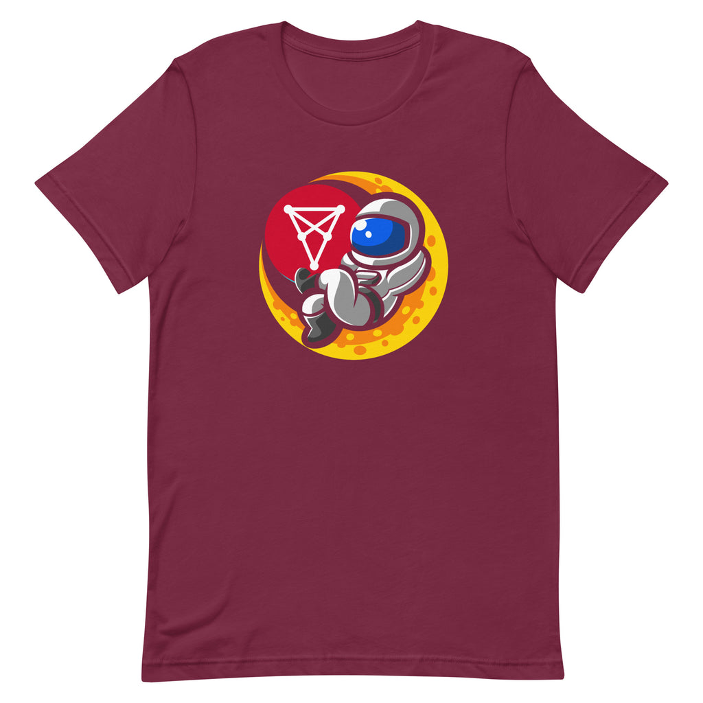 Astronaut Relaxing with Chiliz Crypto | Unisex t-shirt