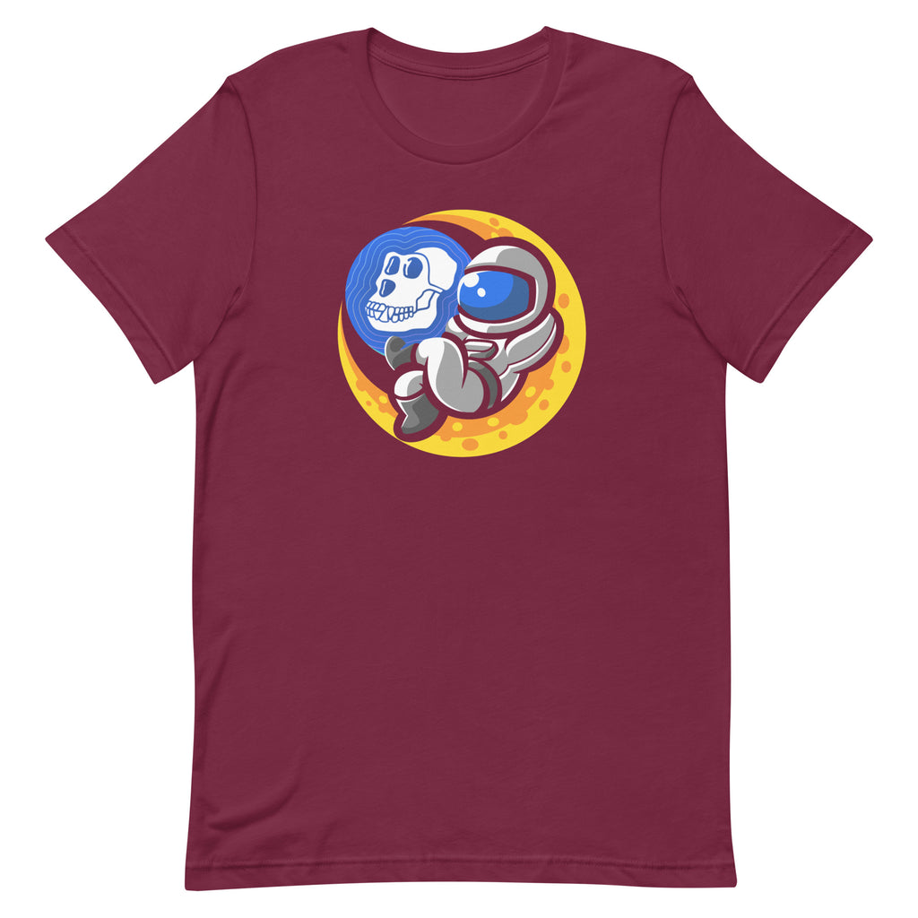 Astronaut Relaxing with APE Crypto | Unisex t-shirt