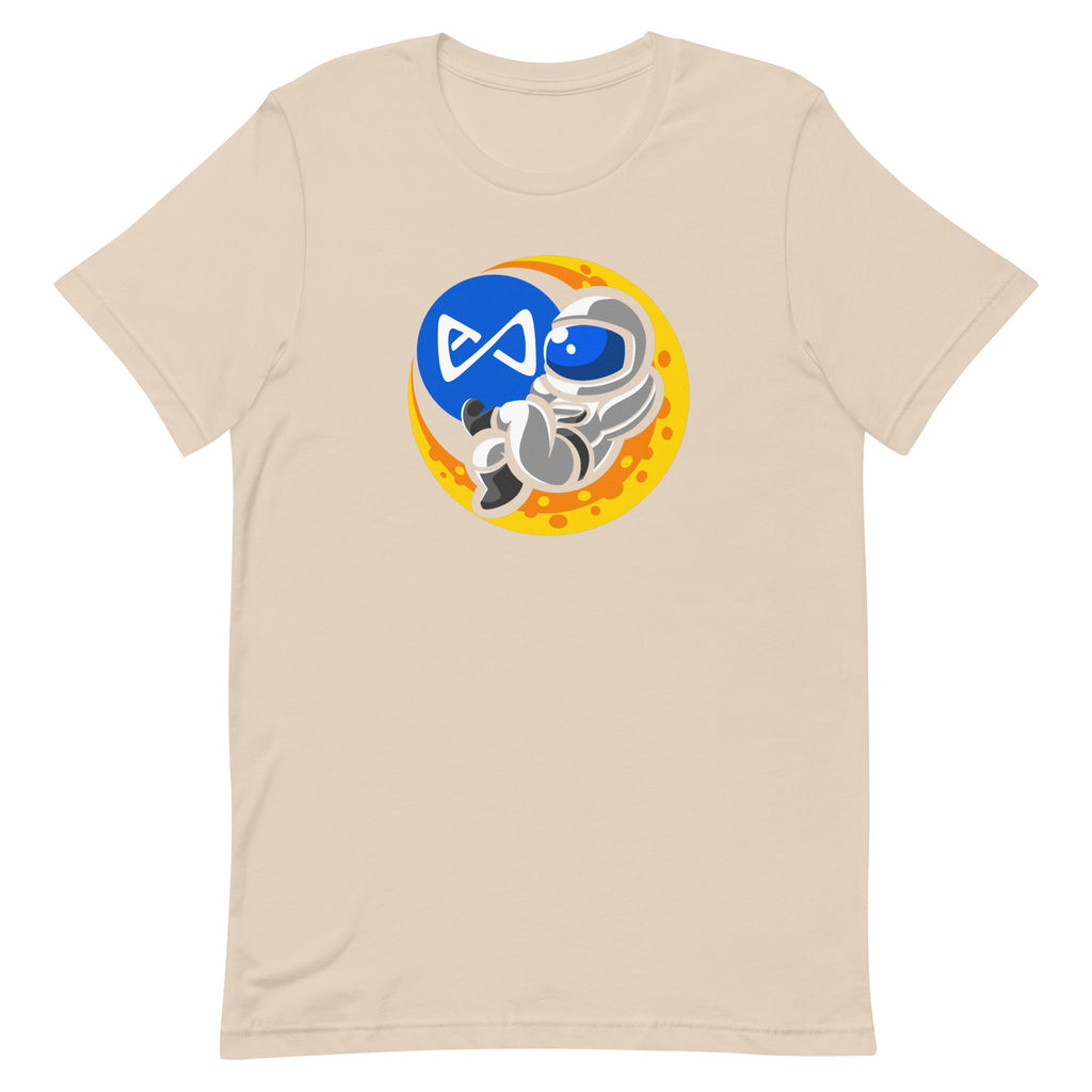 Astronaut Relaxing with Axie Infinity AXS Crypto | Unisex t-shirt