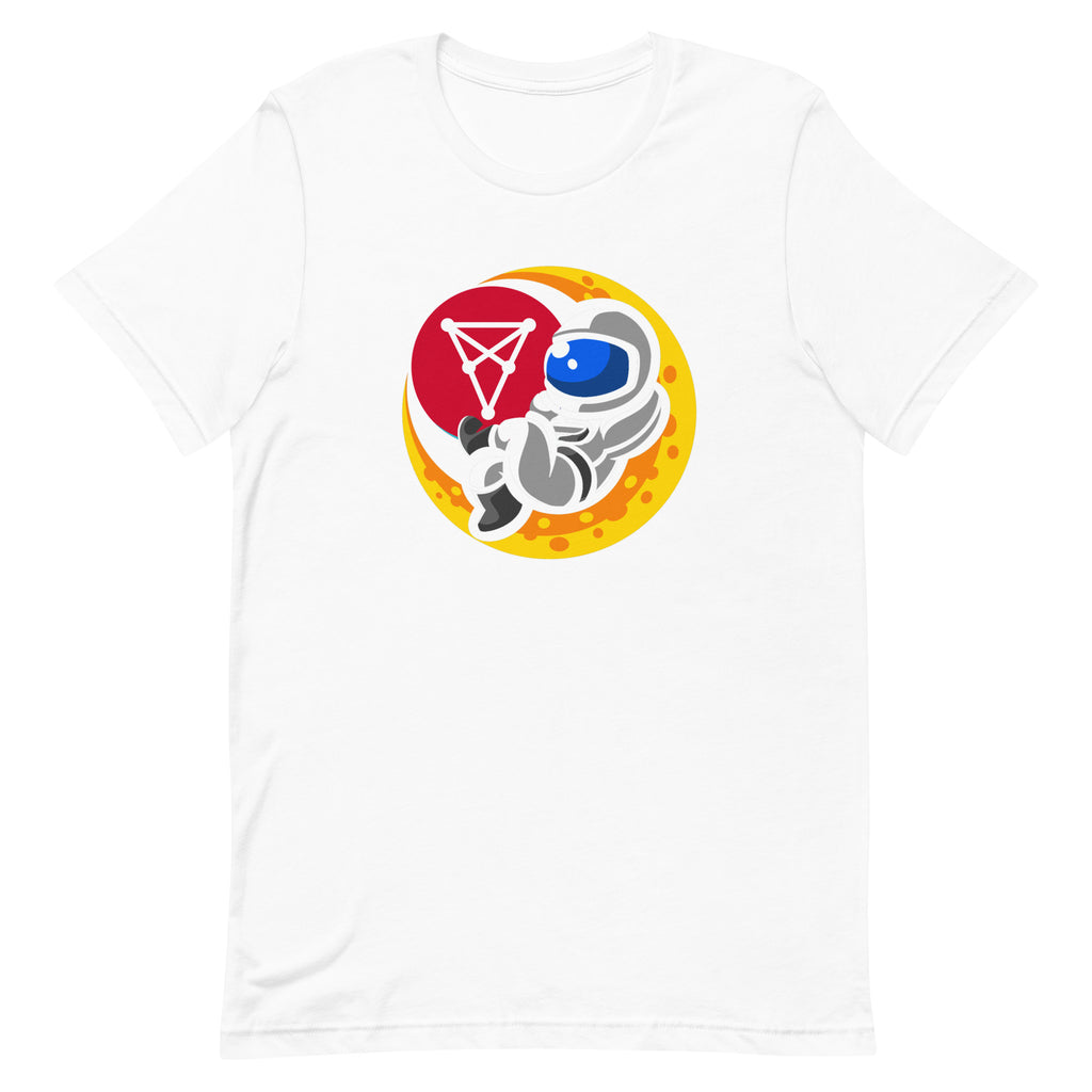 Astronaut Relaxing with Chiliz Crypto | Unisex t-shirt